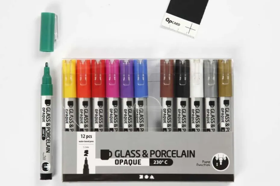 Glass-og porselentusj