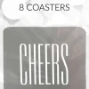 Glassunderlag Cheers 8pk