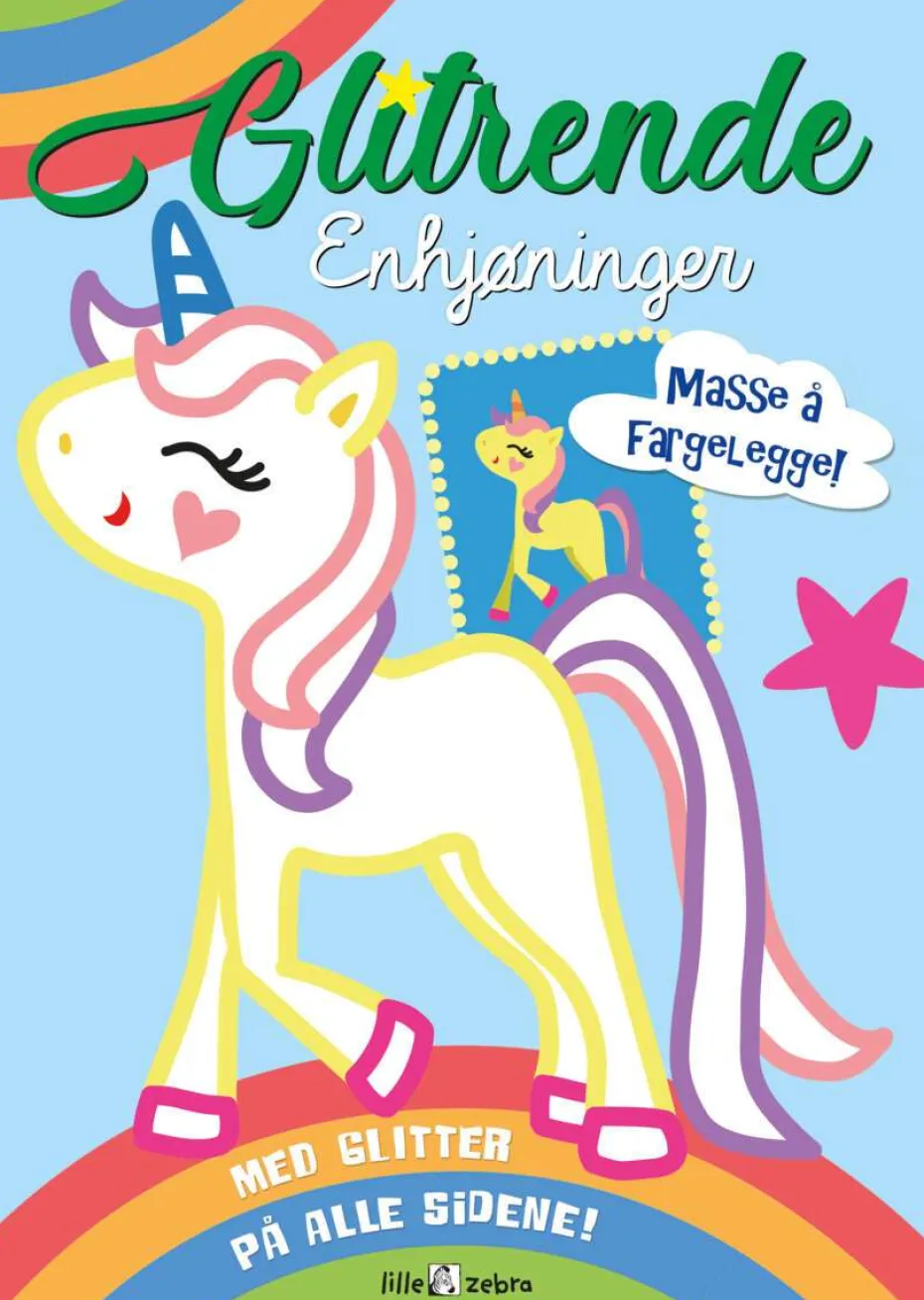 Glitrende enhjørning