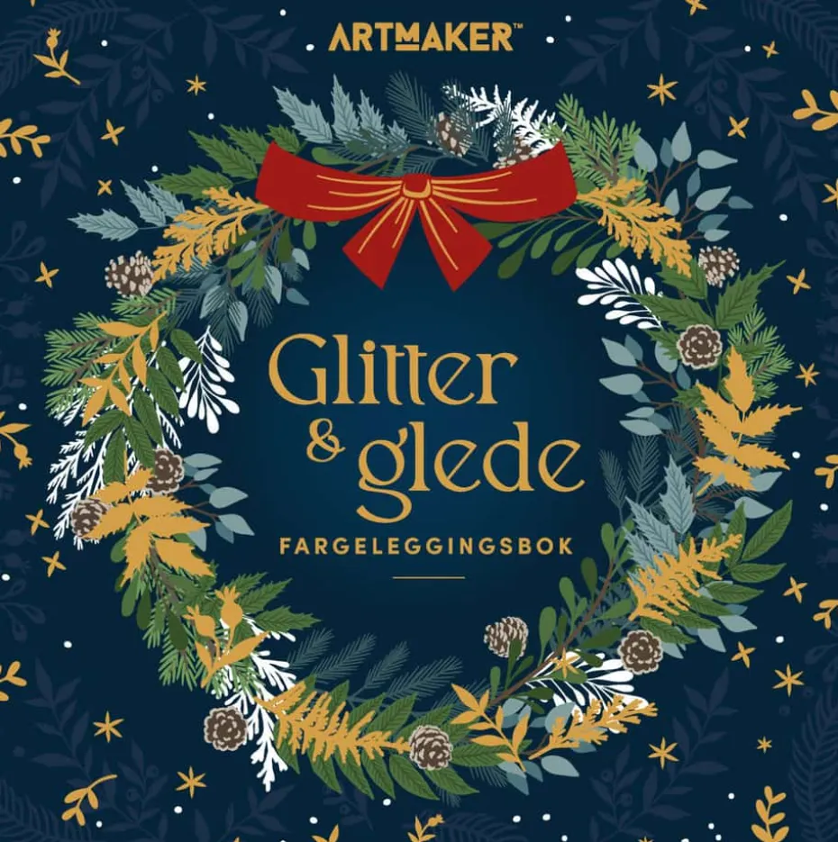 Glitter & Glede: Fargeleggingsbok