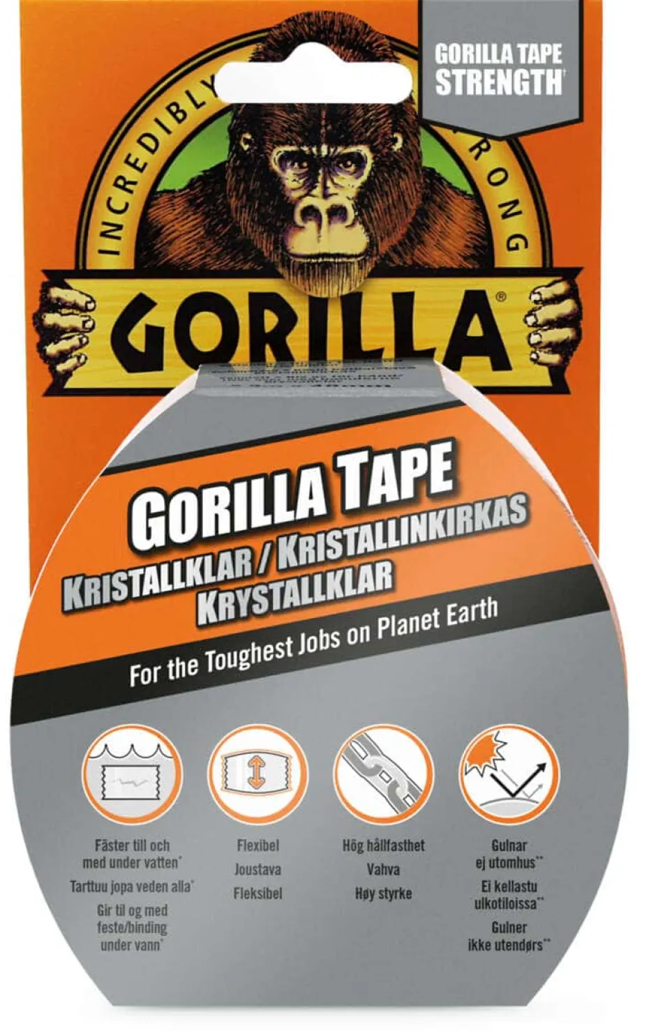 Gorilla Clear reparasjonstape