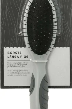 Grepsvennlig Piggbørste Grå M