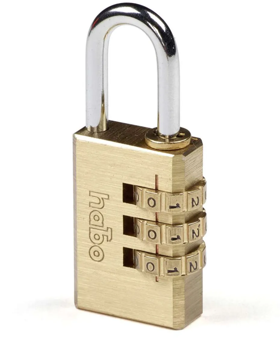 Habo 203-28 hengelås med kode