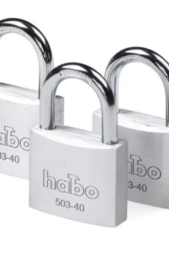 Habo 503-40 hengelås 3-pk