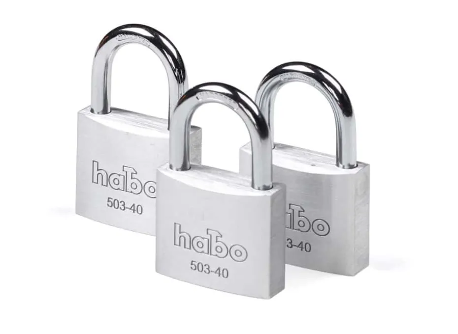 Habo 503-40 hengelås 3-pk