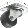Habo 5345 møbelhjul
