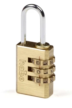 Habo Hengelås med Kode 203-21 Messing