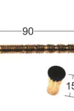 Habo Kappeskrue med hylsemutter 90 mm M5