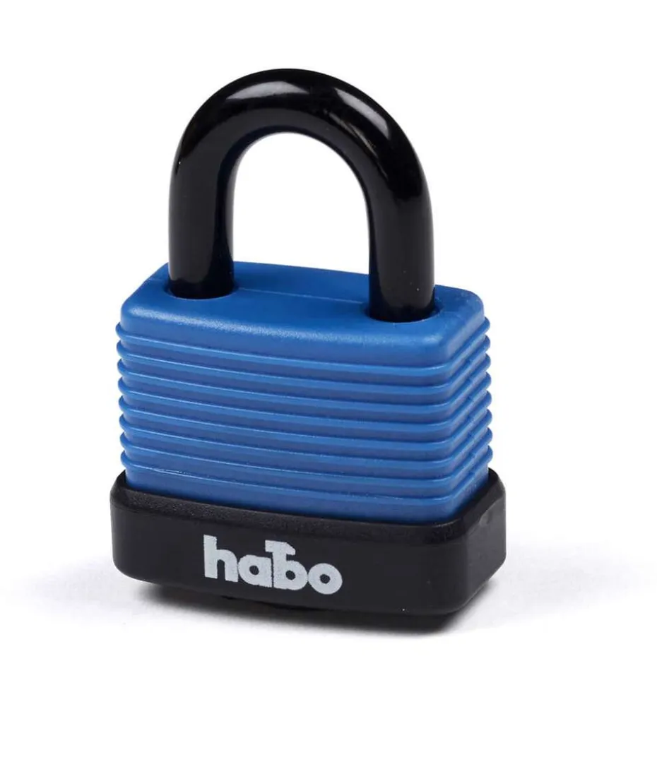 Habo Hengelås 704-40 Blå/Sort