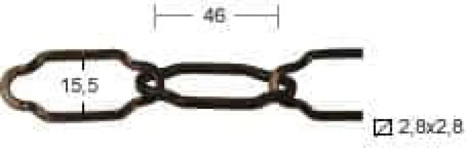 Habo 320-2 kjetting