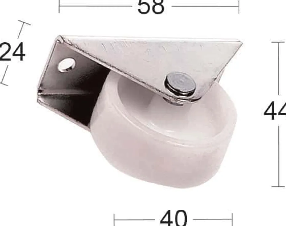 Habo 41 møbelhjul