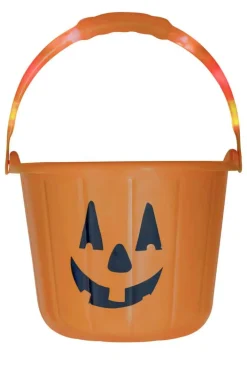 Halloween bøtte med LED-lys