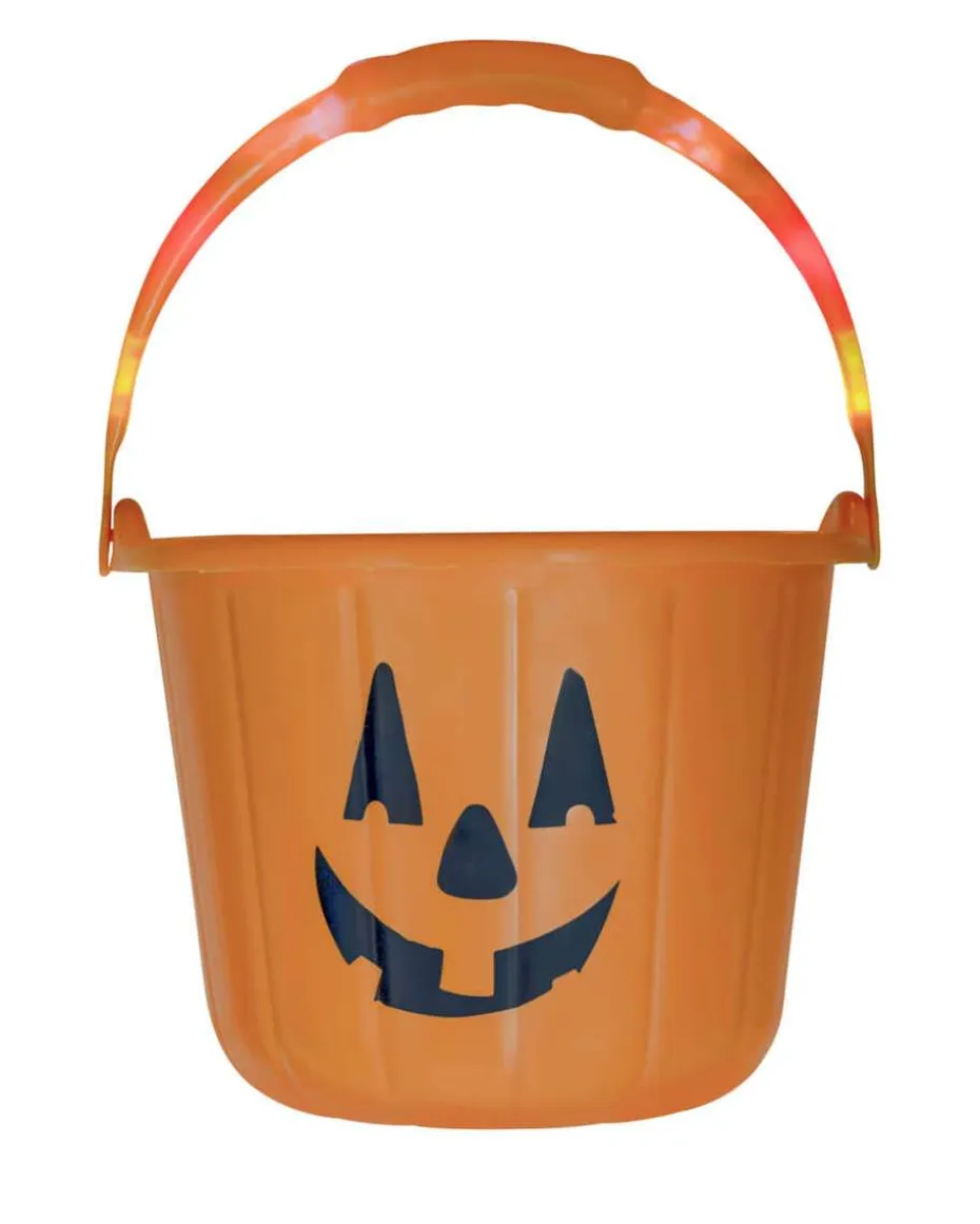 Halloween bøtte med LED-lys