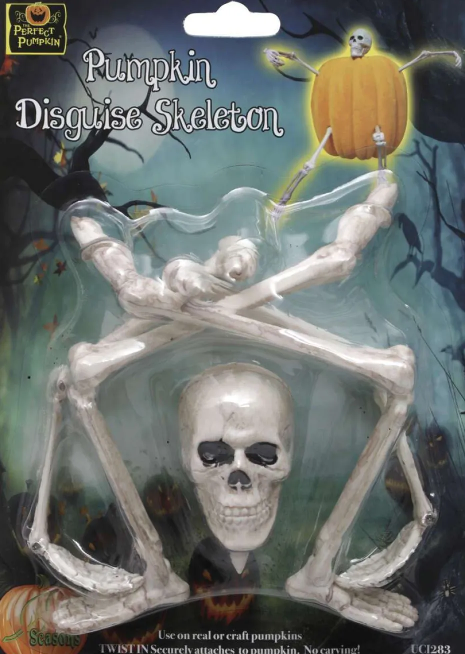 Halloween dekorasjon til gresskar 5pk