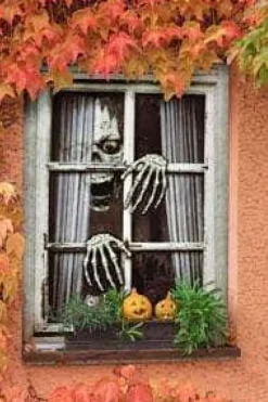 Halloween dør/vindu dekor
