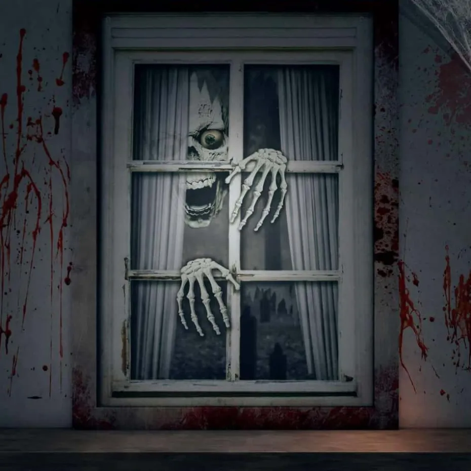 Halloween dør/vindu dekor