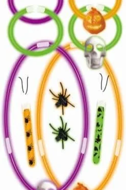 Halloween glow in the dark sett 10pk
