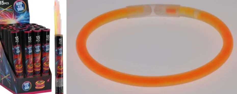 Halloween glow stick pinner 15pk