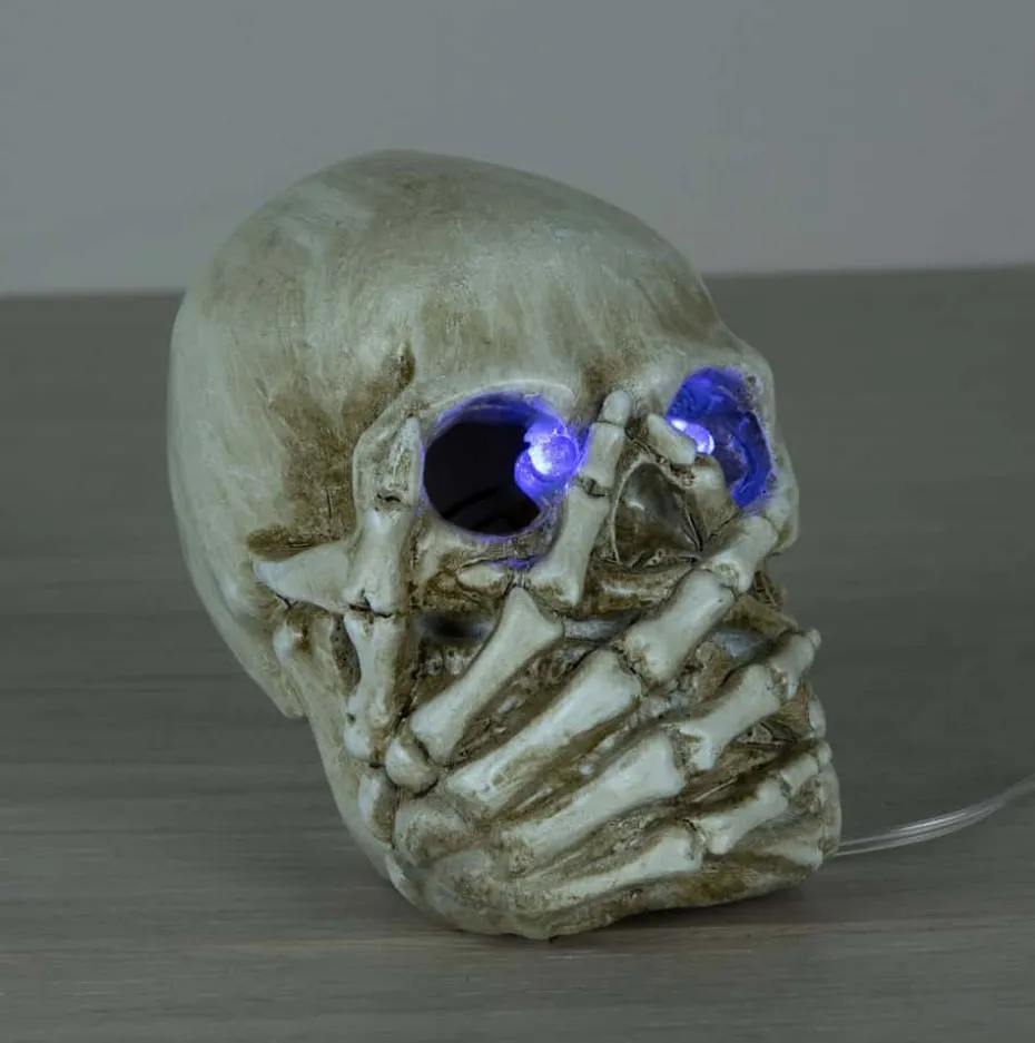 Halloween hodeskall - Ikke snakke