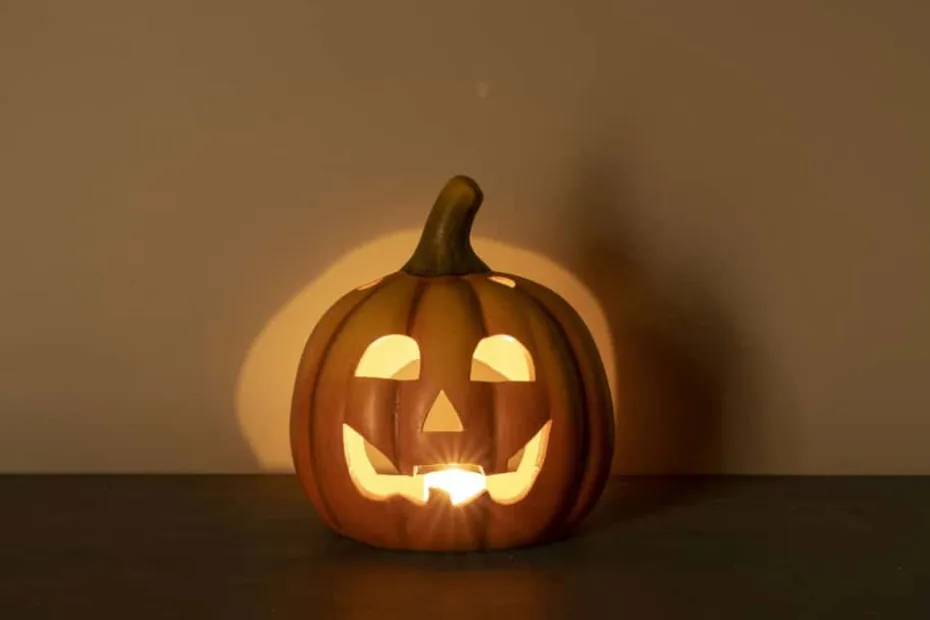 Halloween telysholder 22.7x20.7x19 cm