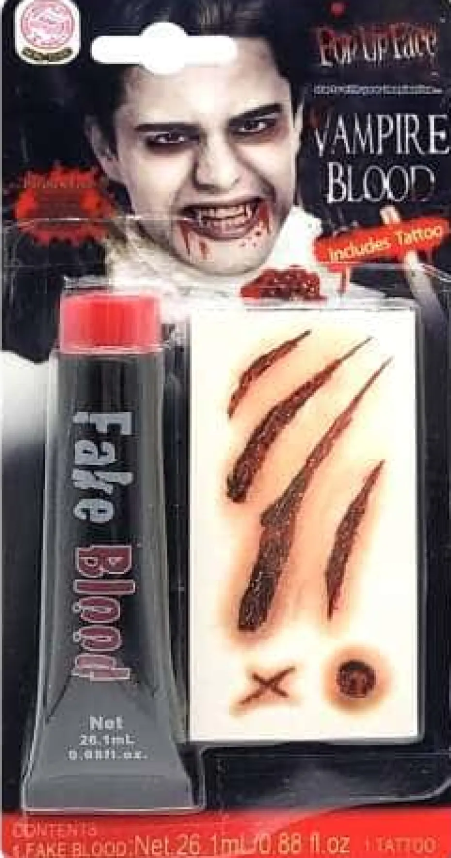 Halloween vampyrblod - og sår sett