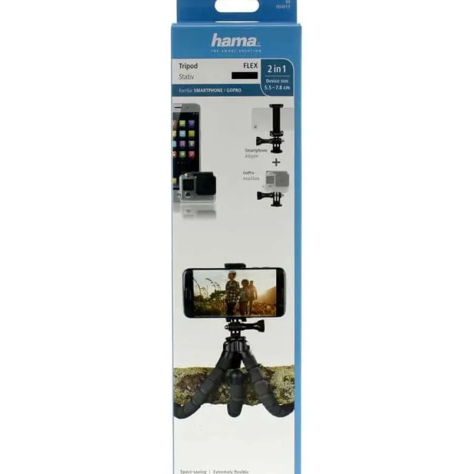HAMA Flex Smartphone & GoPro bordstativ