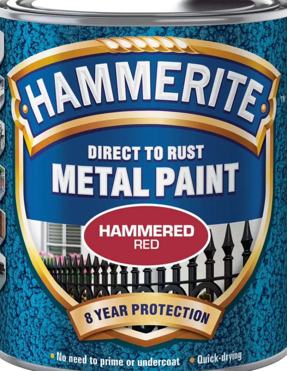 Hammerite effect finish