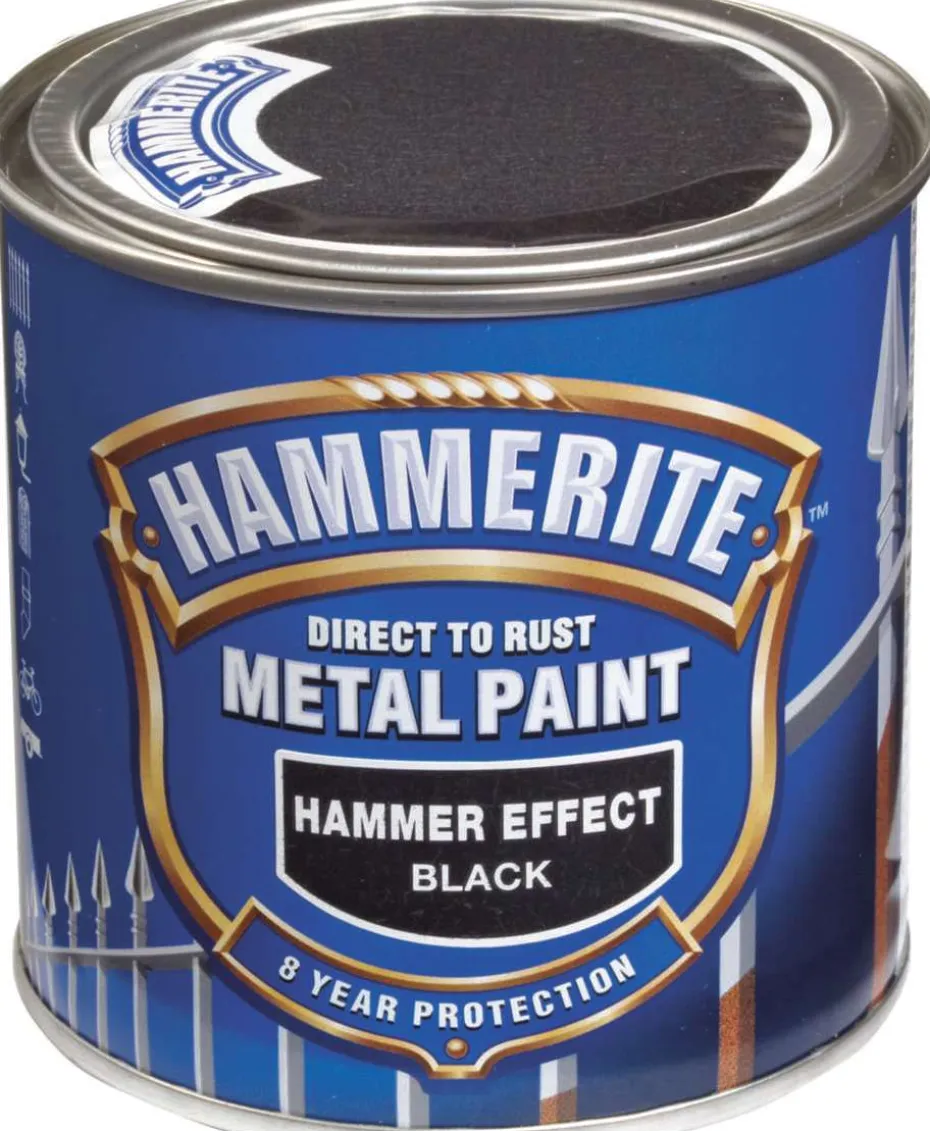 Hammerite effect finish