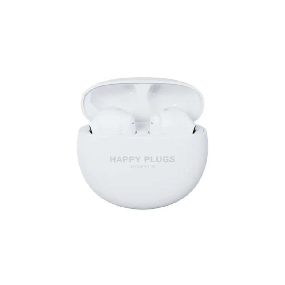 Happy Plugs Joy Lite In-Ear True-Wireless White ørepropper