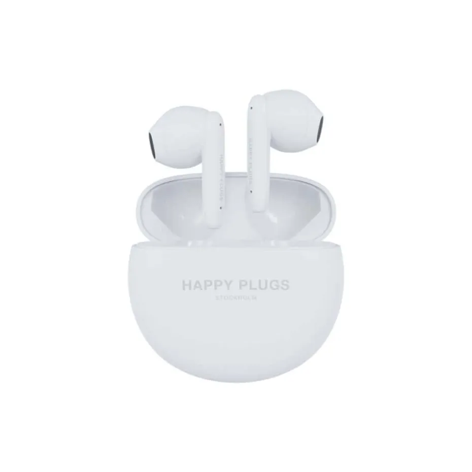 Happy Plugs Joy Lite In-Ear True-Wireless White ørepropper