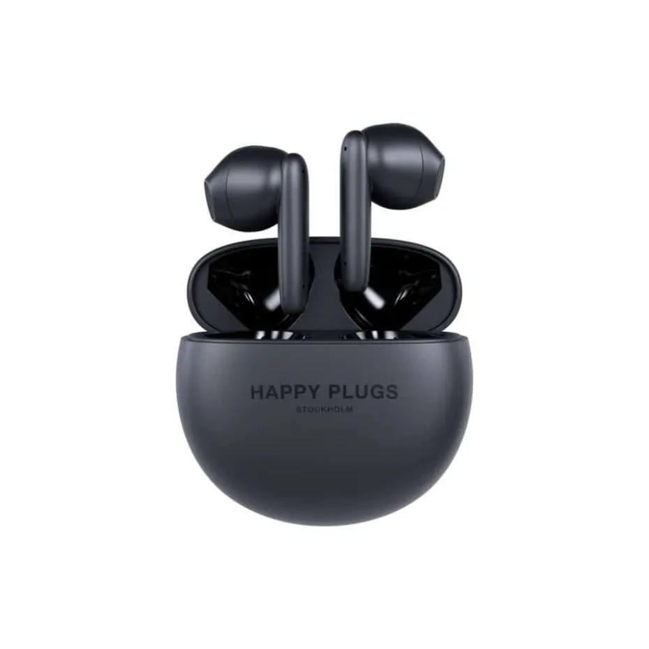 Happy Plugs Joy Lite In-Ear True-Wireless Black ørepropper