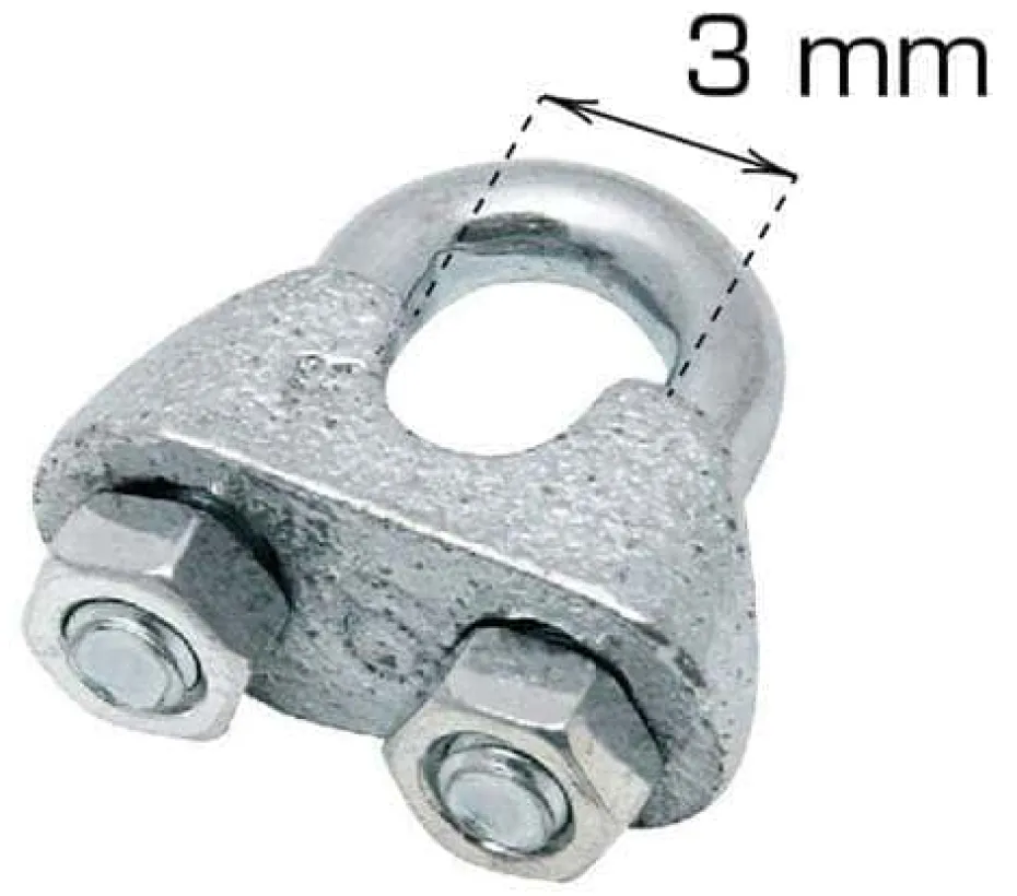Home>it Vaierklemme - 3 mm