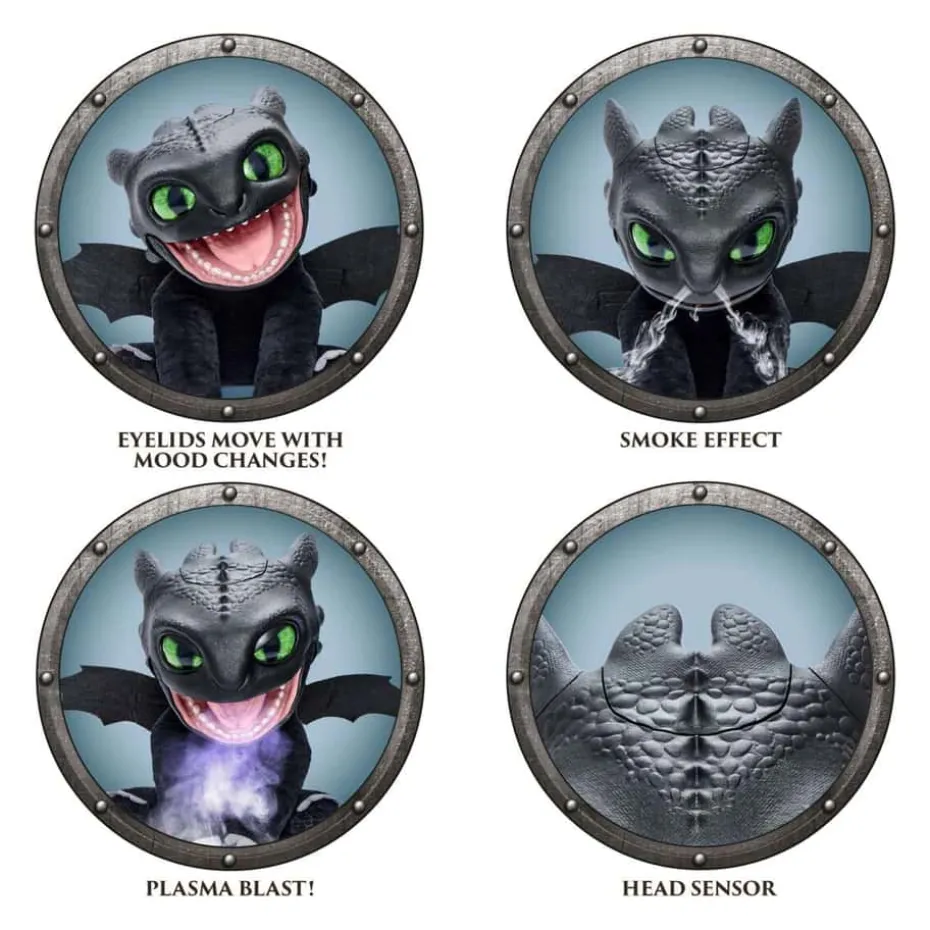 How to train your dragon Toothless plysjfigur