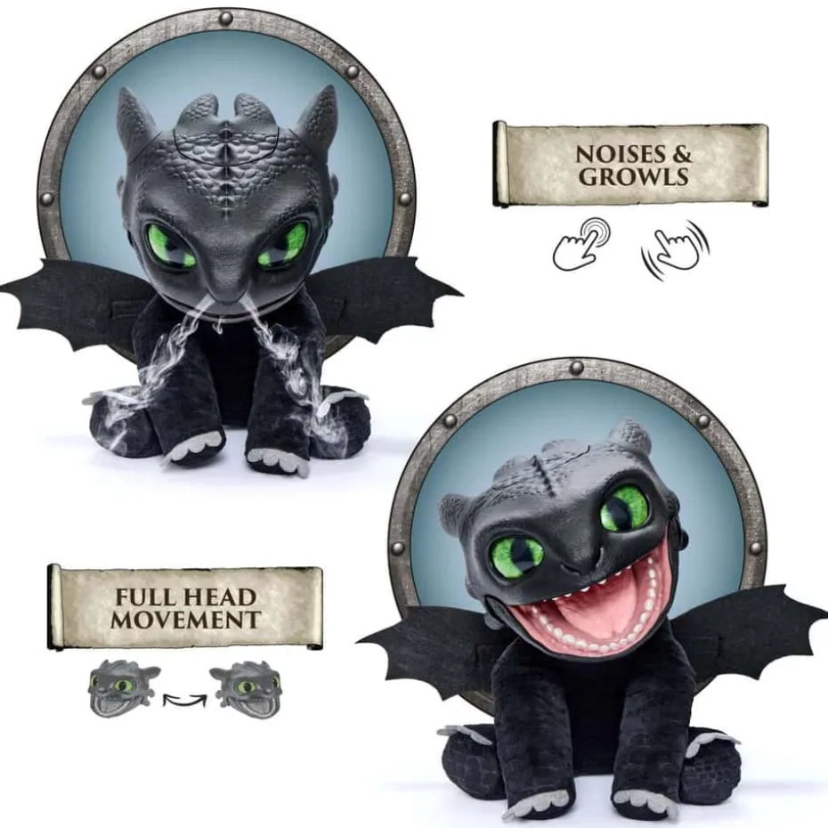 How to train your dragon Toothless plysjfigur