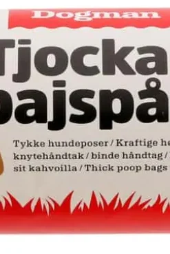 Hundepose med Håndtak Oransje 50stk