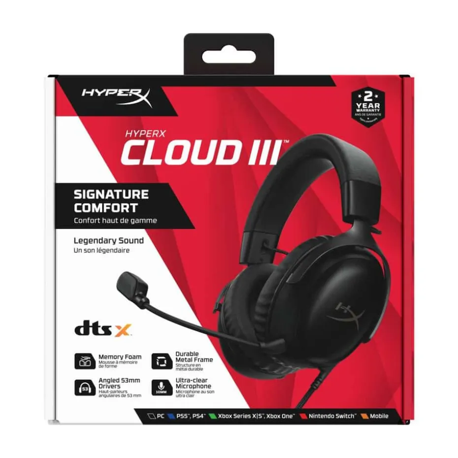 HyperX® Cloud III gamingheadset