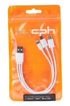 3-i-1 ladekabel
