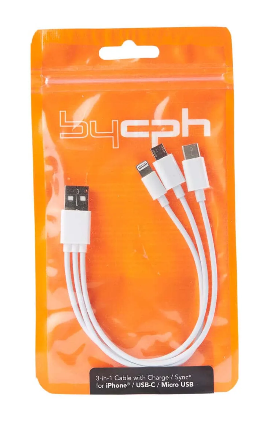 3-i-1 ladekabel