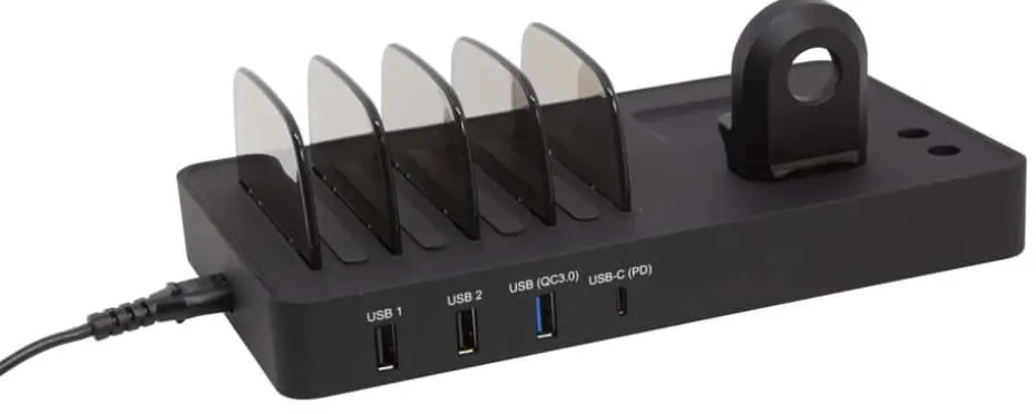 4-i-1 ladestasjon for Apple