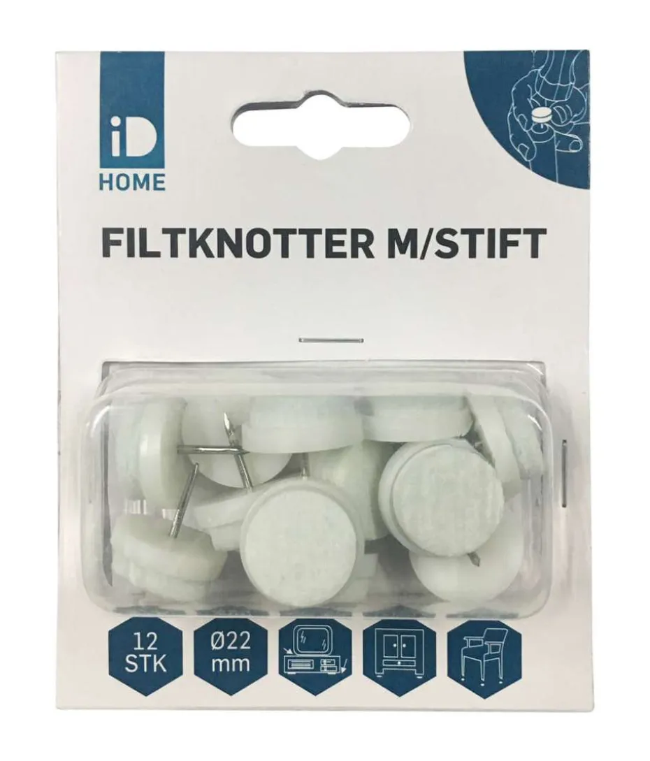 ID Home filtknott m/stift 22 mm