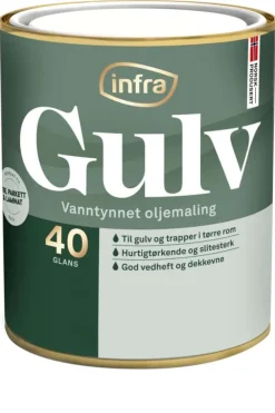 Infra Gulv 40/halvblank interiørmaling