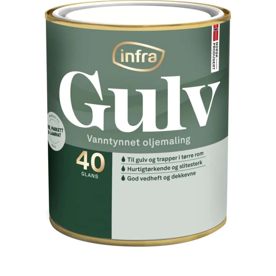 Infra Gulv 40/halvblank interiørmaling