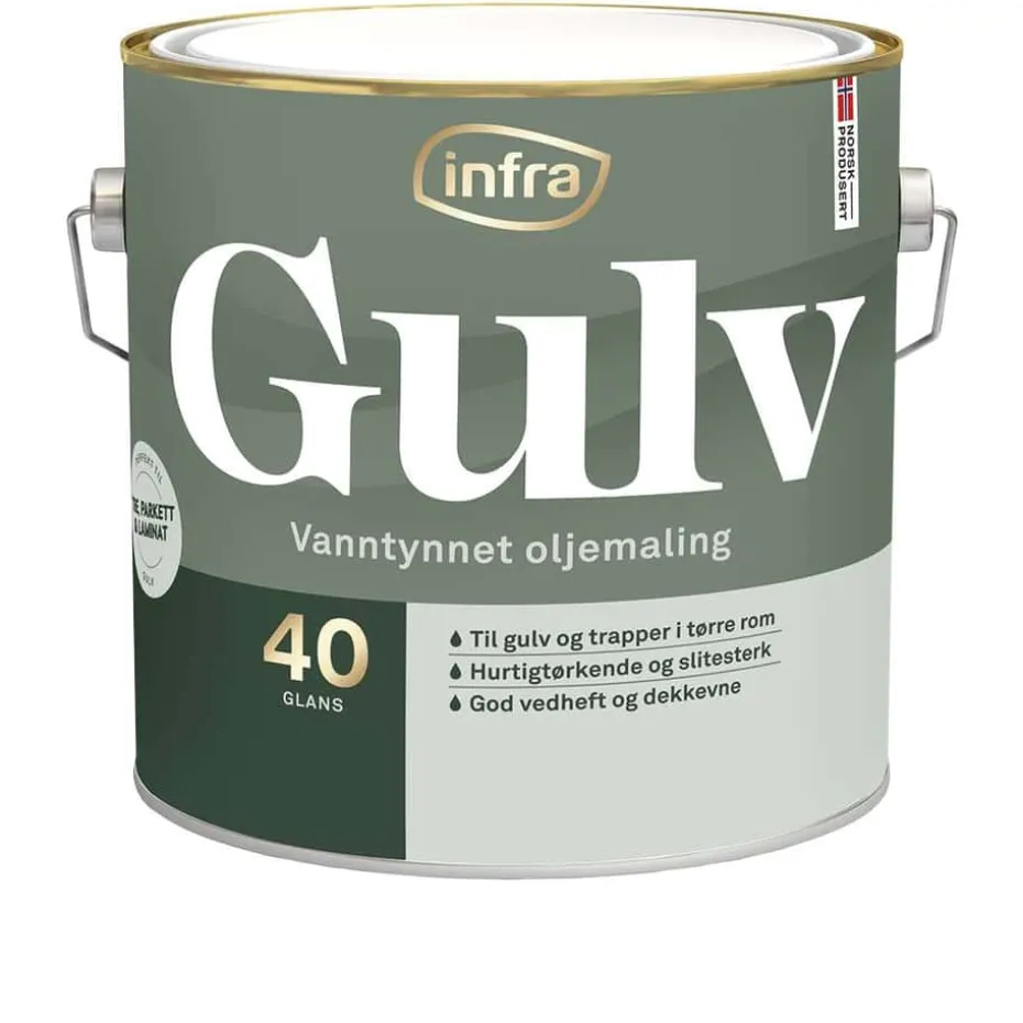 Infra Gulv 40/halvblank interiørmaling