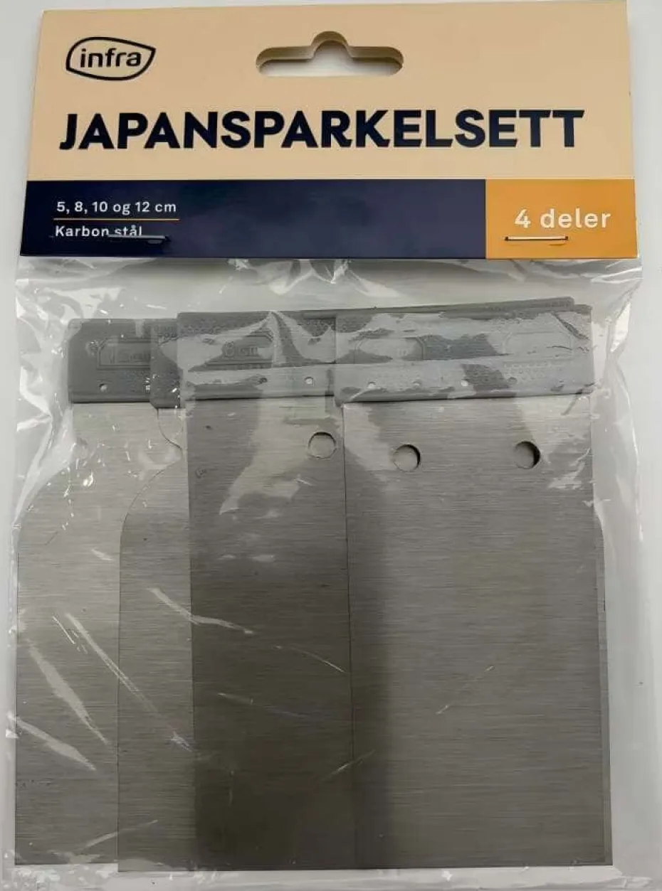 Infra japansparkelsett 4-deler