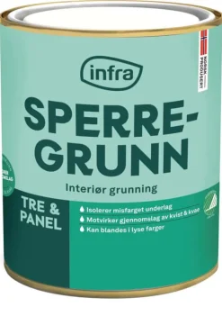 Infra Sperregrunn interiør grunning