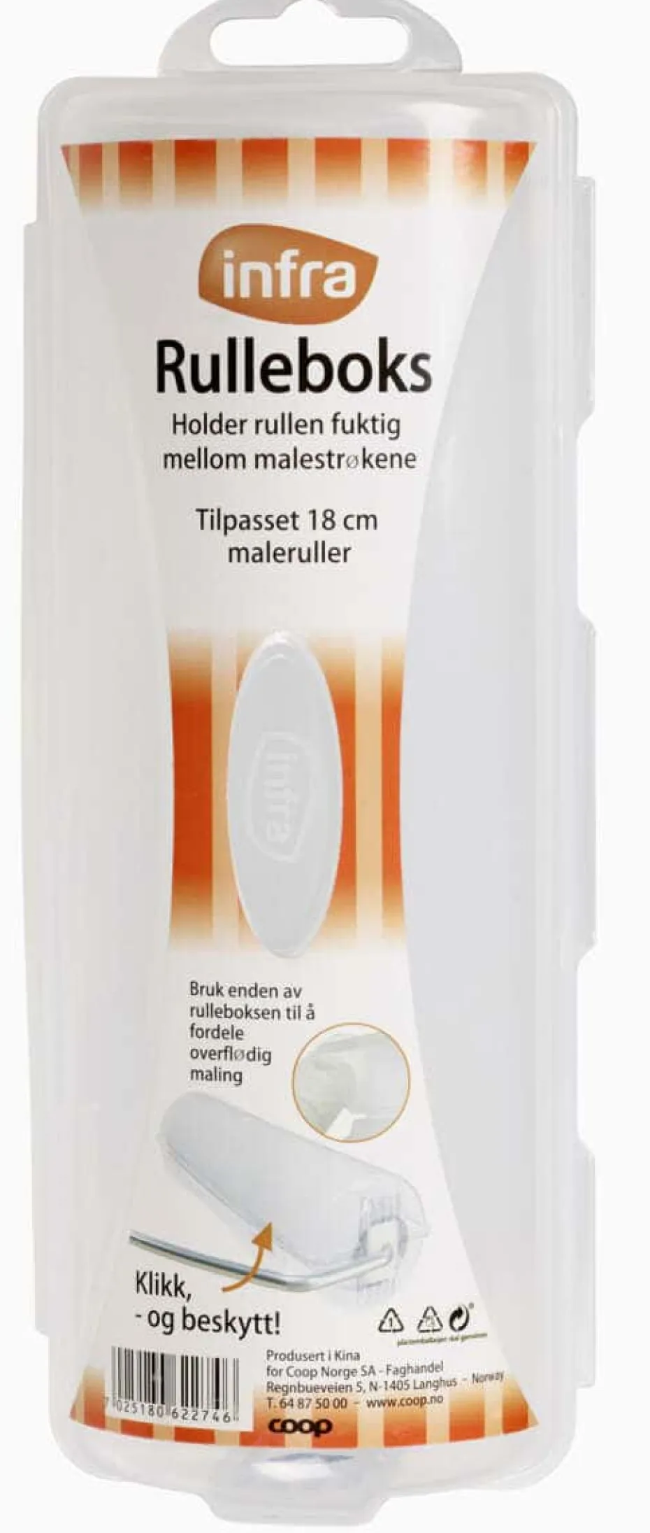 Infra 18 cm rull oppbevaringsboks