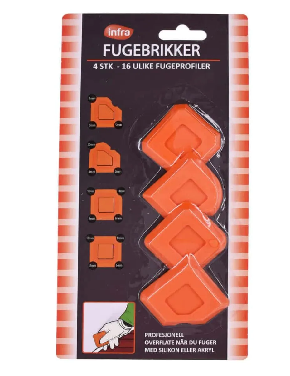 Infra fugebrikker 4-pk