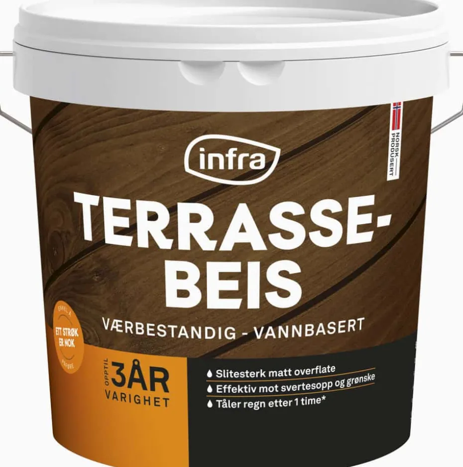 Infra 3 år terrassebeis