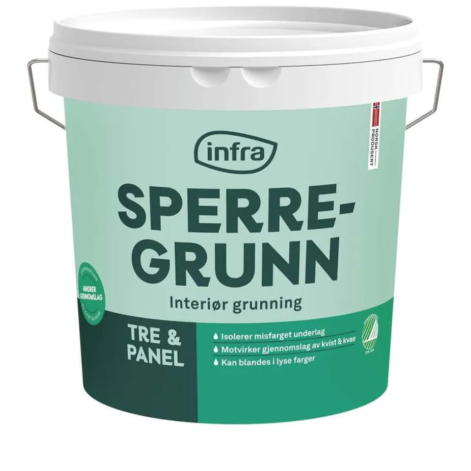 Infra Sperregrunn interiør grunning