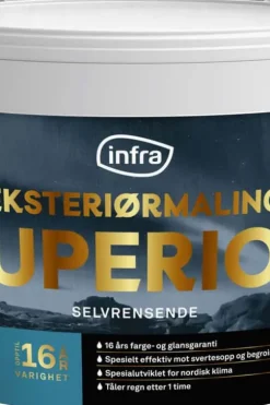 Infra Superior selvrensende eksteriørmaling
